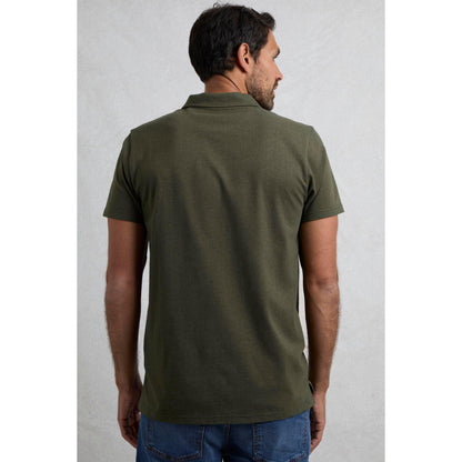 Dark Olive - Back - Weird Fish Mens Jetstream Eco Friendly Branded Polo Shirt