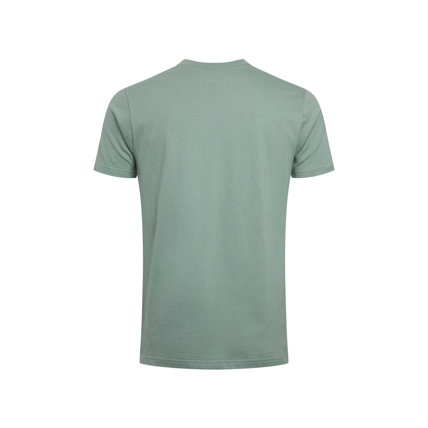 Dusty Teal - Back - Weird Fish Mens Tidal Organic Short-Sleeved T-Shirt