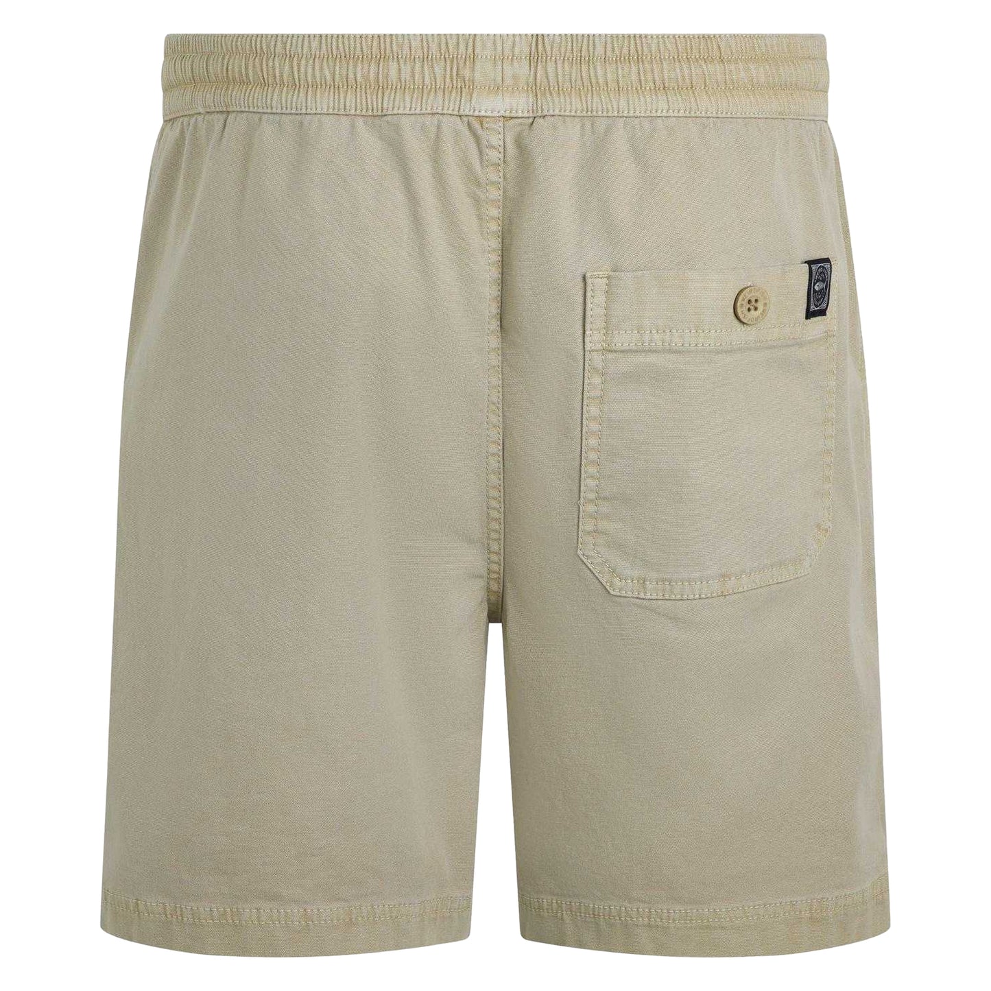Flint Stone - Back - Weird Fish Mens Weston Canvas Shorts