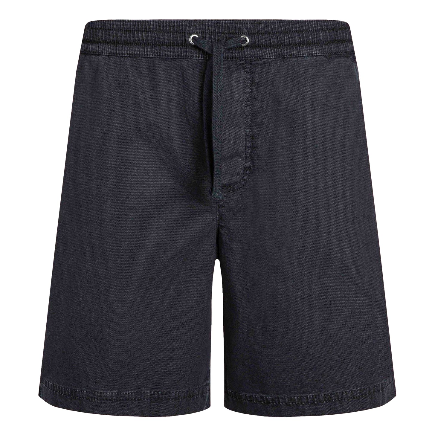 Navy - Front - Weird Fish Mens Weston Canvas Shorts