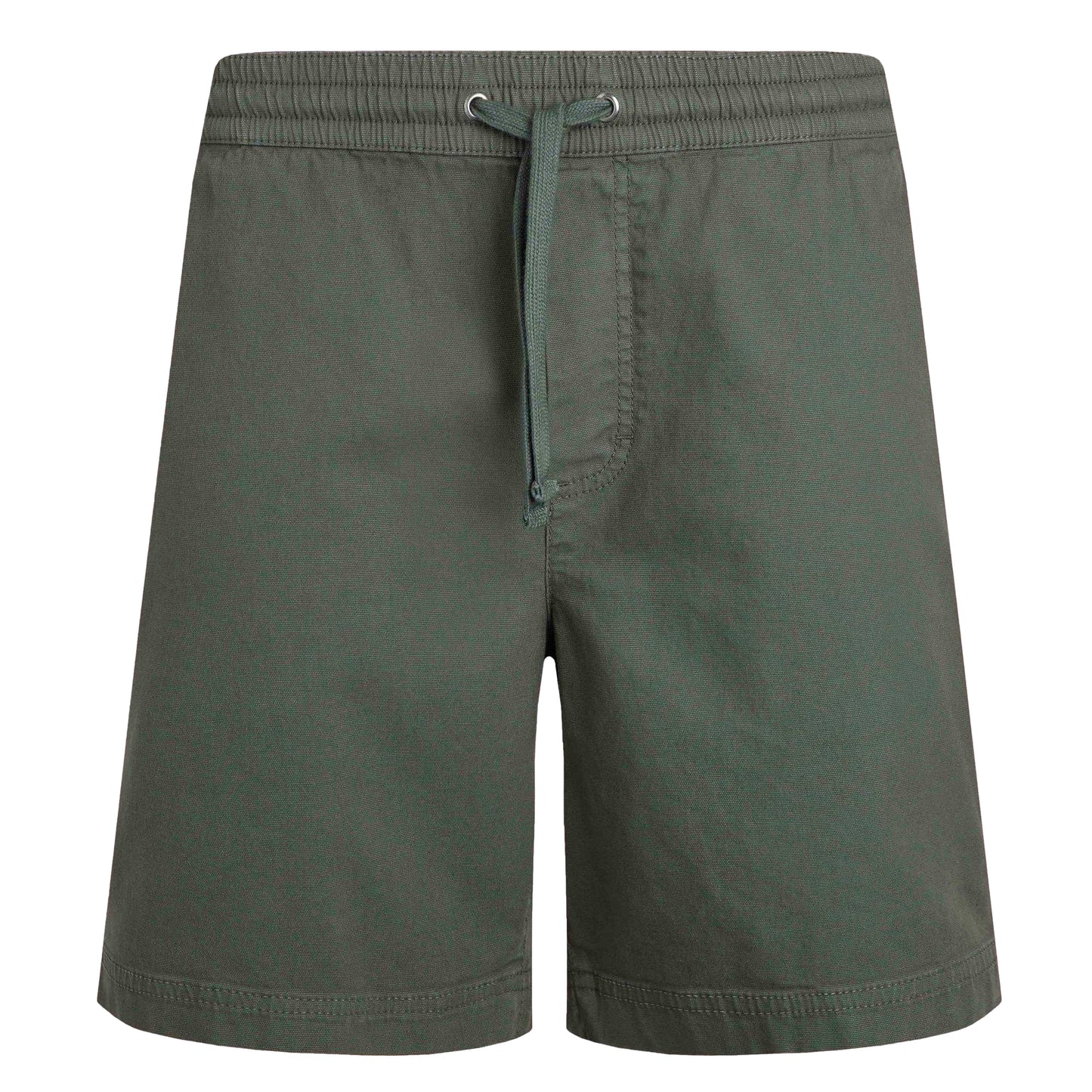 Army Green - Front - Weird Fish Mens Weston Canvas Shorts