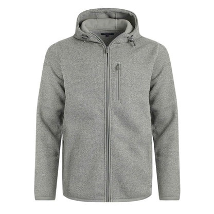 Limestone - Front - Weird Fish Mens Lockie Bonded Full Zip Fleece Jacket