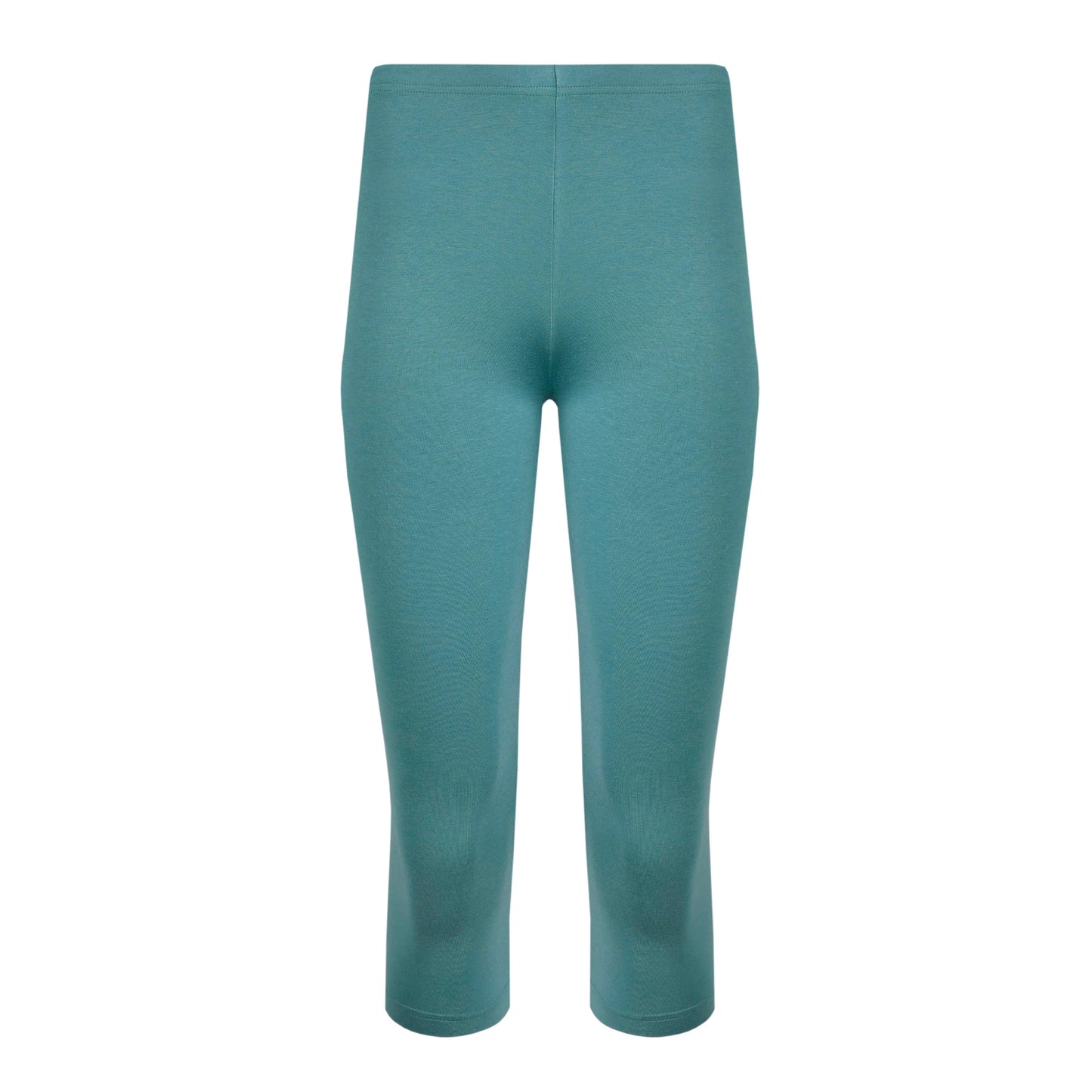 Mineral Blue - Front - Weird Fish Womens-Ladies Blondie Cropped Leggings