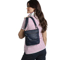 Midnight - Side - Weird Fish Tilford Faux Leather Crossbody Bag
