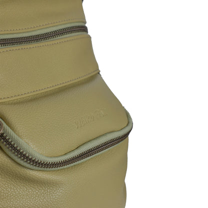 Lime - Side - Weird Fish Tilford Faux Leather Crossbody Bag