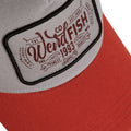 Brick Orange - Back - Weird Fish Haywood Colour Block Baseball Cap