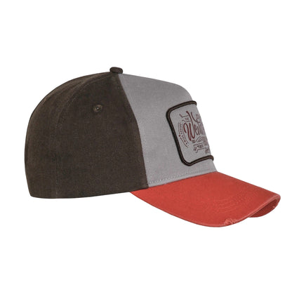 Brick Orange - Back - Weird Fish Haywood Colour Block Baseball Cap
