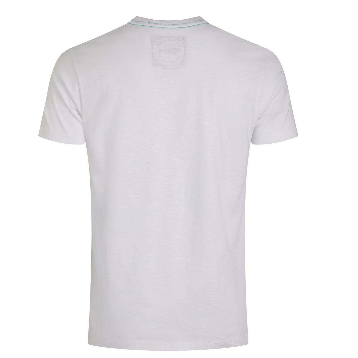 White - Back - Weird Fish Mens Coordinates Graphic T-Shirt