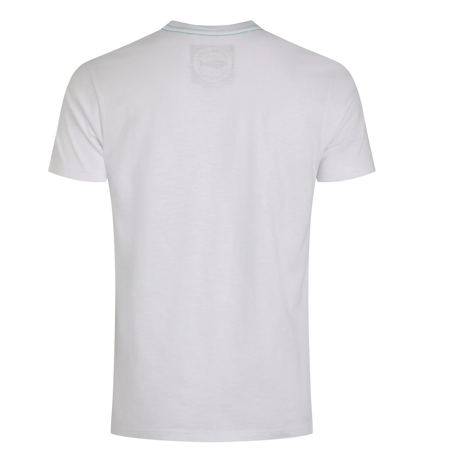 White - Back - Weird Fish Mens Coordinates Graphic T-Shirt