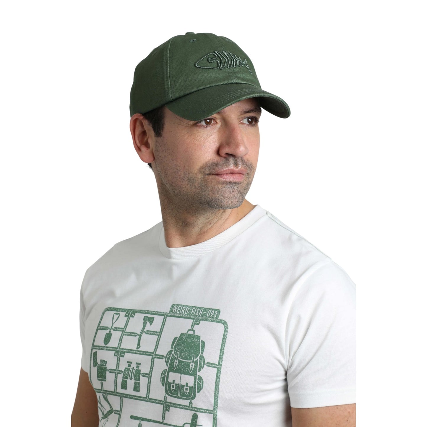 Army Green - Lifestyle - Weird Fish Bude Logo Twill Baseball Cap