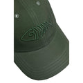 Army Green - Side - Weird Fish Bude Logo Twill Baseball Cap