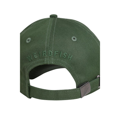 Army Green - Back - Weird Fish Bude Logo Twill Baseball Cap