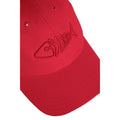 Retro Red - Side - Weird Fish Bude Logo Twill Baseball Cap