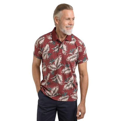 Paprika - Side - Weird Fish Mens Sarat Printed Polo Shirt