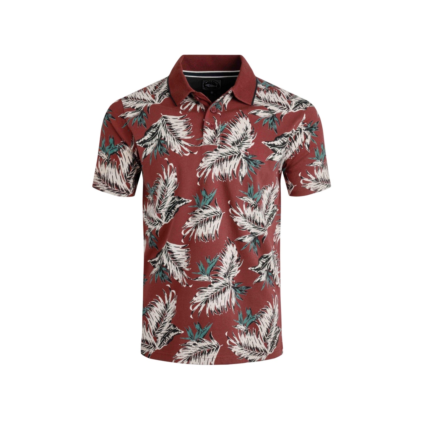 Paprika - Front - Weird Fish Mens Sarat Printed Polo Shirt
