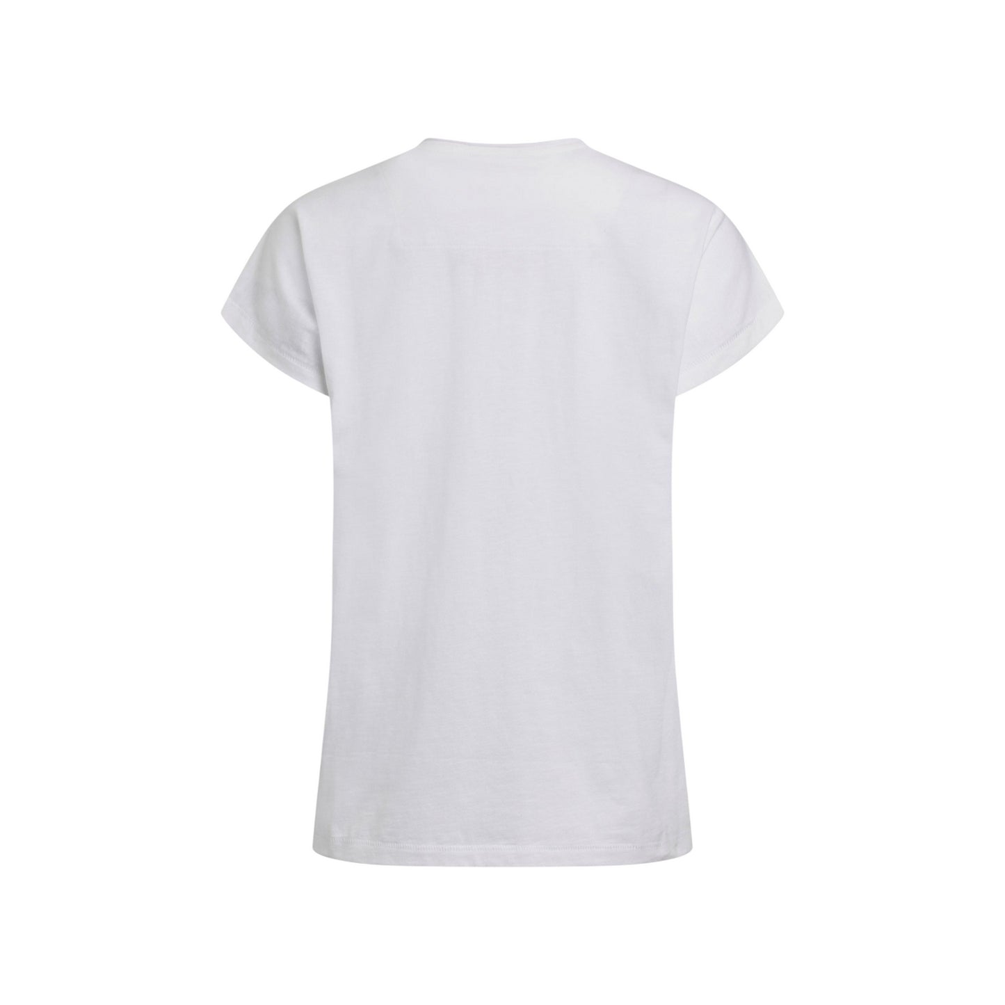 White - Back - Weird Fish Womens-Ladies Fly Free Graphic Slub T-Shirt