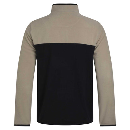 Flintstone - Back - Weird Fish Mens Tristan Micro Quarter Zip Fleece Top