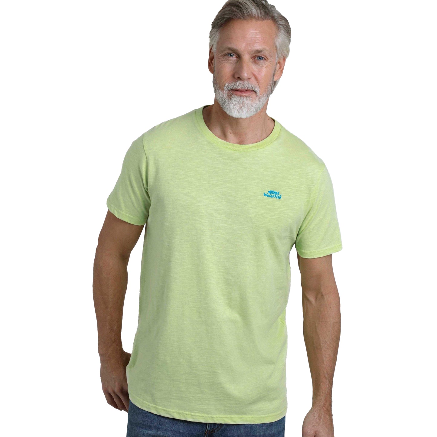 Acid Lime - Side - Weird Fish Mens Fished Branded T-Shirt