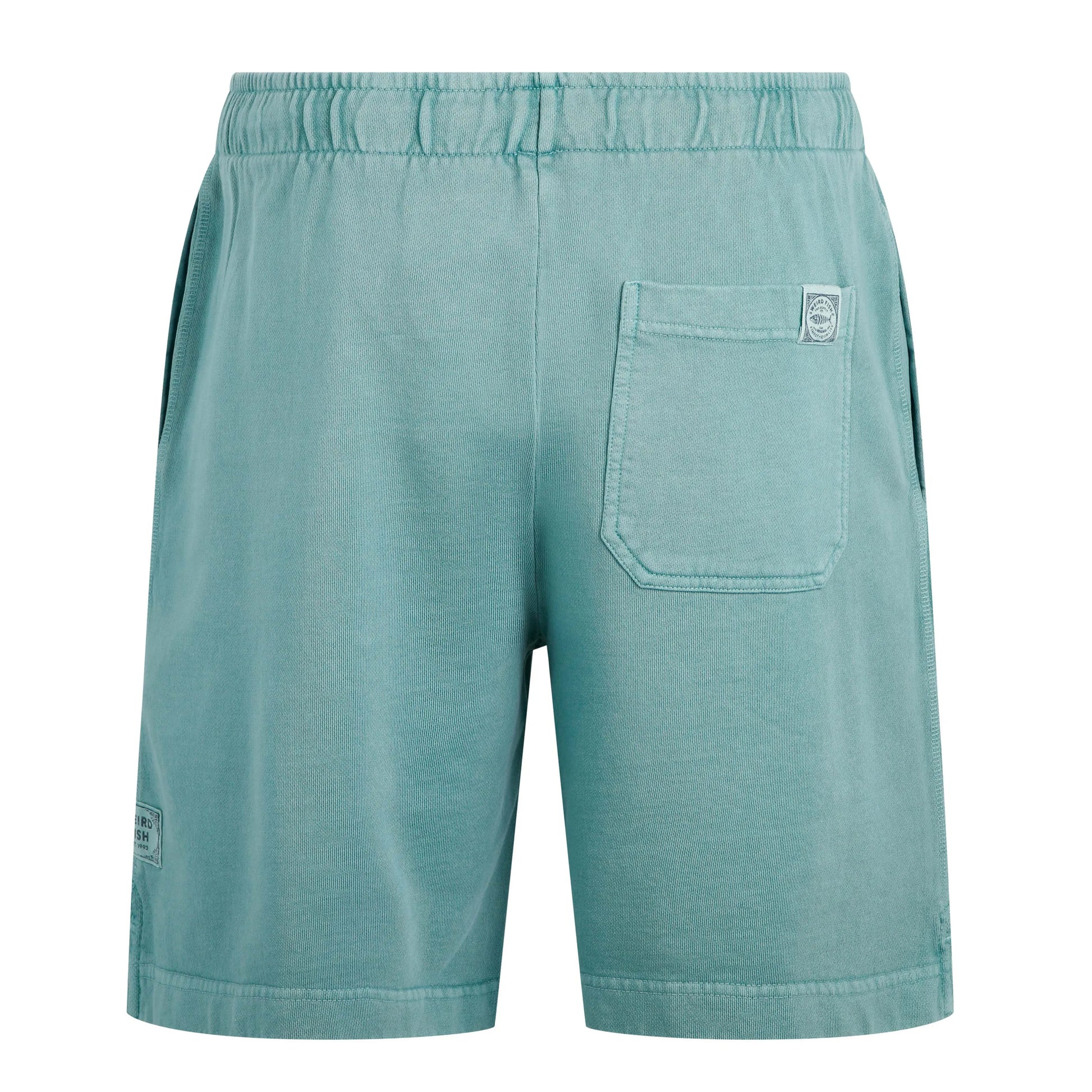 Mineral Blue - Back - Weird Fish Mens Hamilton Sunwashed Shorts