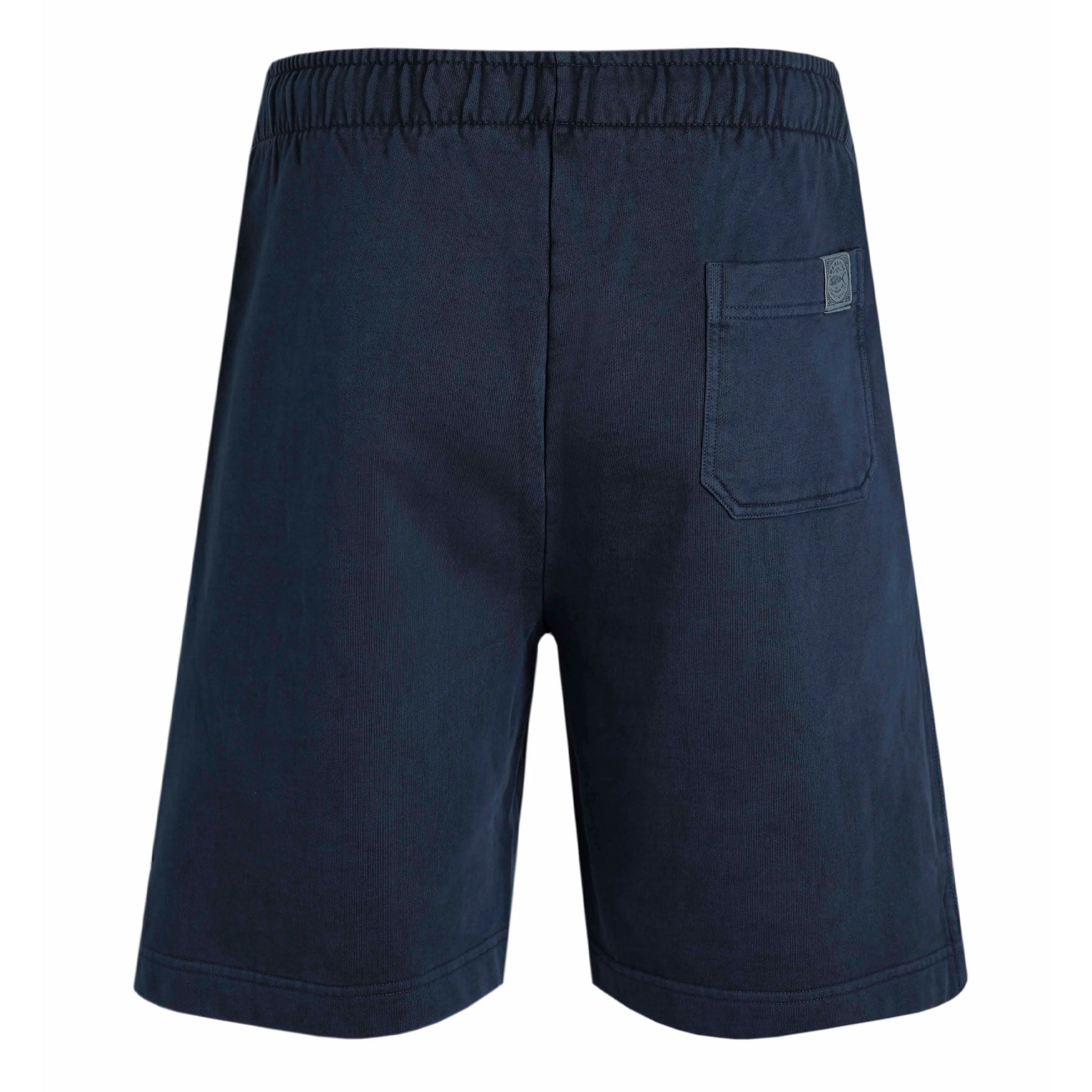 Navy - Back - Weird Fish Mens Hamilton Sunwashed Shorts