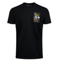 Black - Front - Weird Fish Mens Codfather Back Print T-Shirt