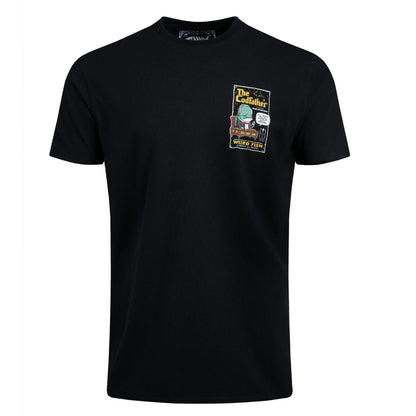 Black - Front - Weird Fish Mens Codfather Back Print T-Shirt