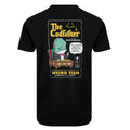 Black - Back - Weird Fish Mens Codfather Back Print T-Shirt