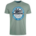 Dusty Teal - Front - Weird Fish Mens Coasting Graphic T-Shirt