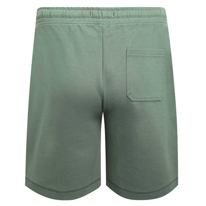 Army Green - Back - Weird Fish Mens Crawford Loop Back Shorts
