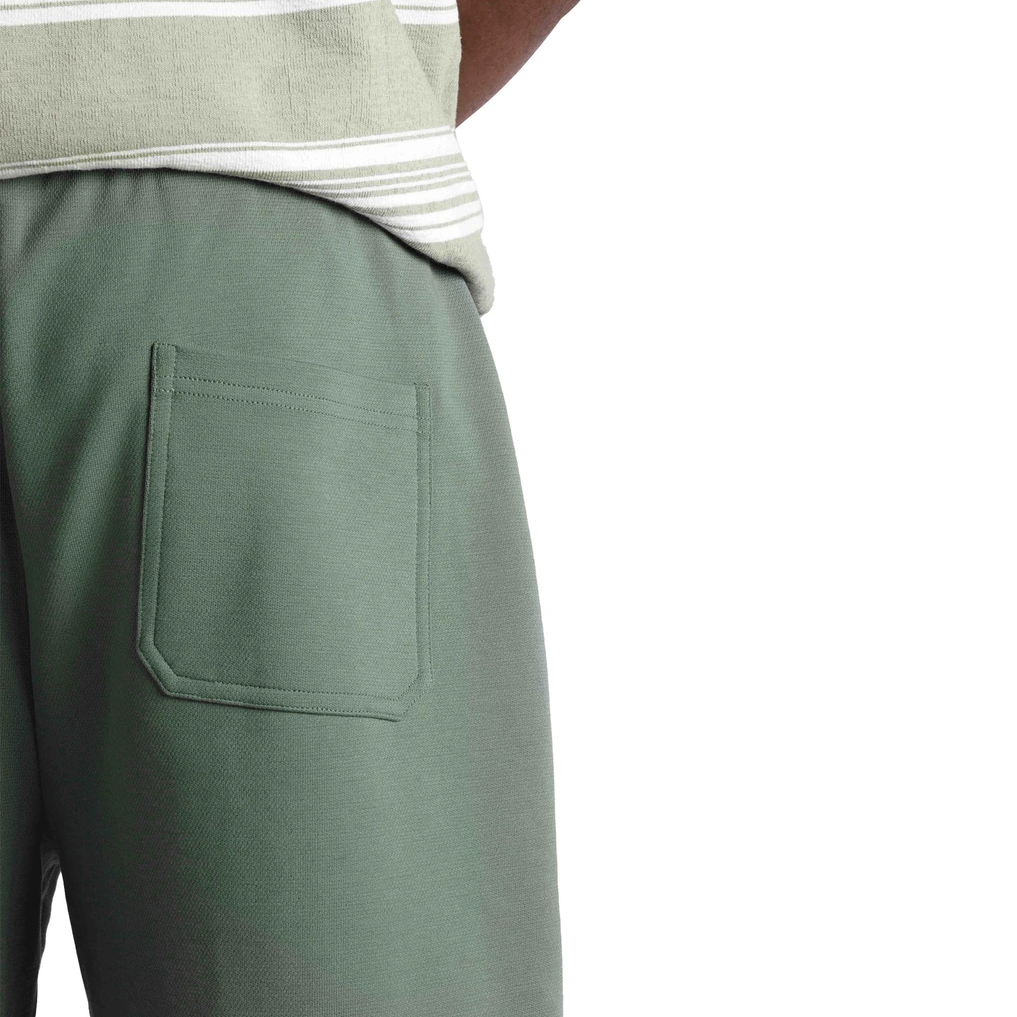 Army Green - Pack Shot - Weird Fish Mens Crawford Loop Back Shorts