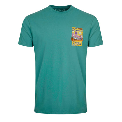 Viridis - Front - Weird Fish Mens Shrimpsons Back Print T-Shirt