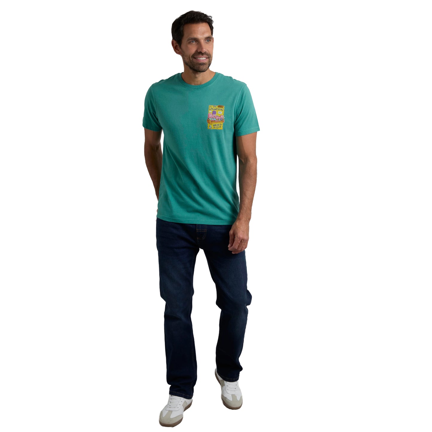 Viridis - Lifestyle - Weird Fish Mens Shrimpsons Back Print T-Shirt