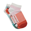 Peach Blossom - Front - Weird Fish Womens-Ladies Loretta Trainer Socks (Pack of 3)