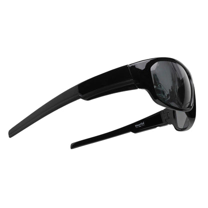 Black - Side - Weird Fish Fromme Wraparound Sunglasses