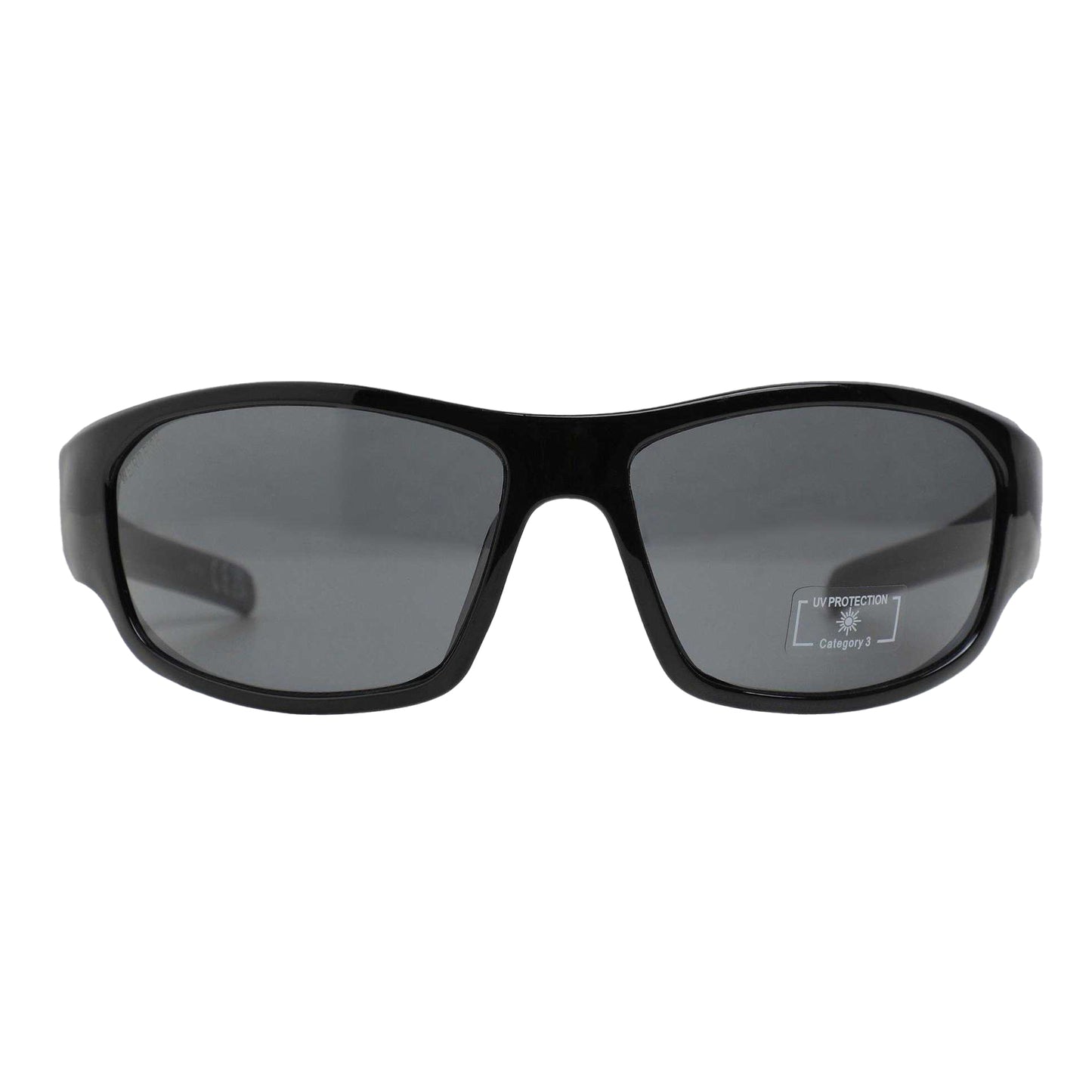 Black - Front - Weird Fish Fromme Wraparound Sunglasses