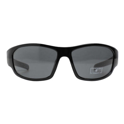 Black - Front - Weird Fish Fromme Wraparound Sunglasses