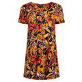 Caramel - Front - Weird Fish Womens-Ladies Nuri Printed Eco Liva Tunic