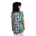Aqua Blue - Close up - Weird Fish Womens-Ladies Nuri Printed Eco Liva Tunic