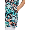 Aqua Blue - Lifestyle - Weird Fish Womens-Ladies Nuri Printed Eco Liva Tunic