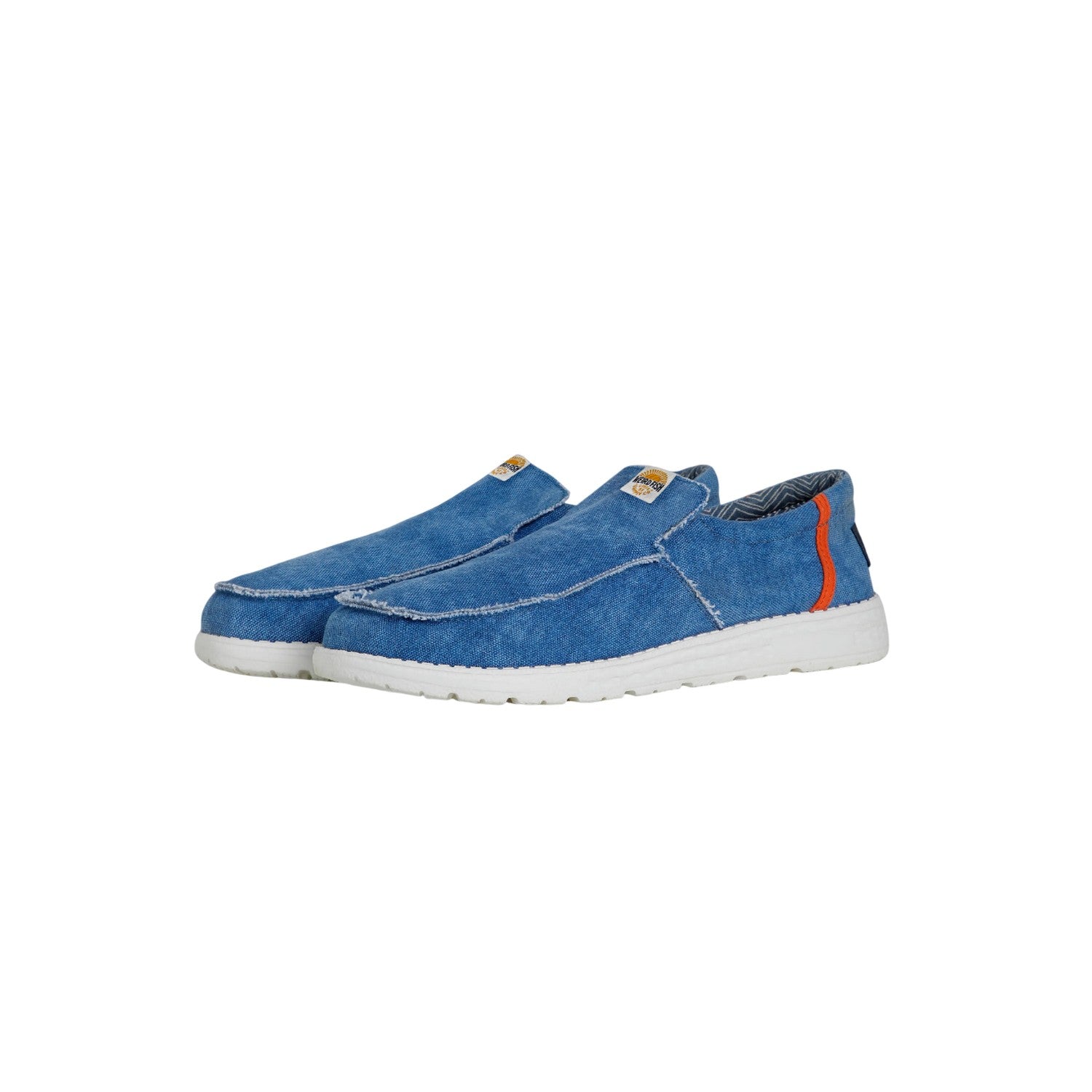 Denim - Lifestyle - Weird Fish Mens Shoal Washed Canvas Slip-on Lightweight Shoes