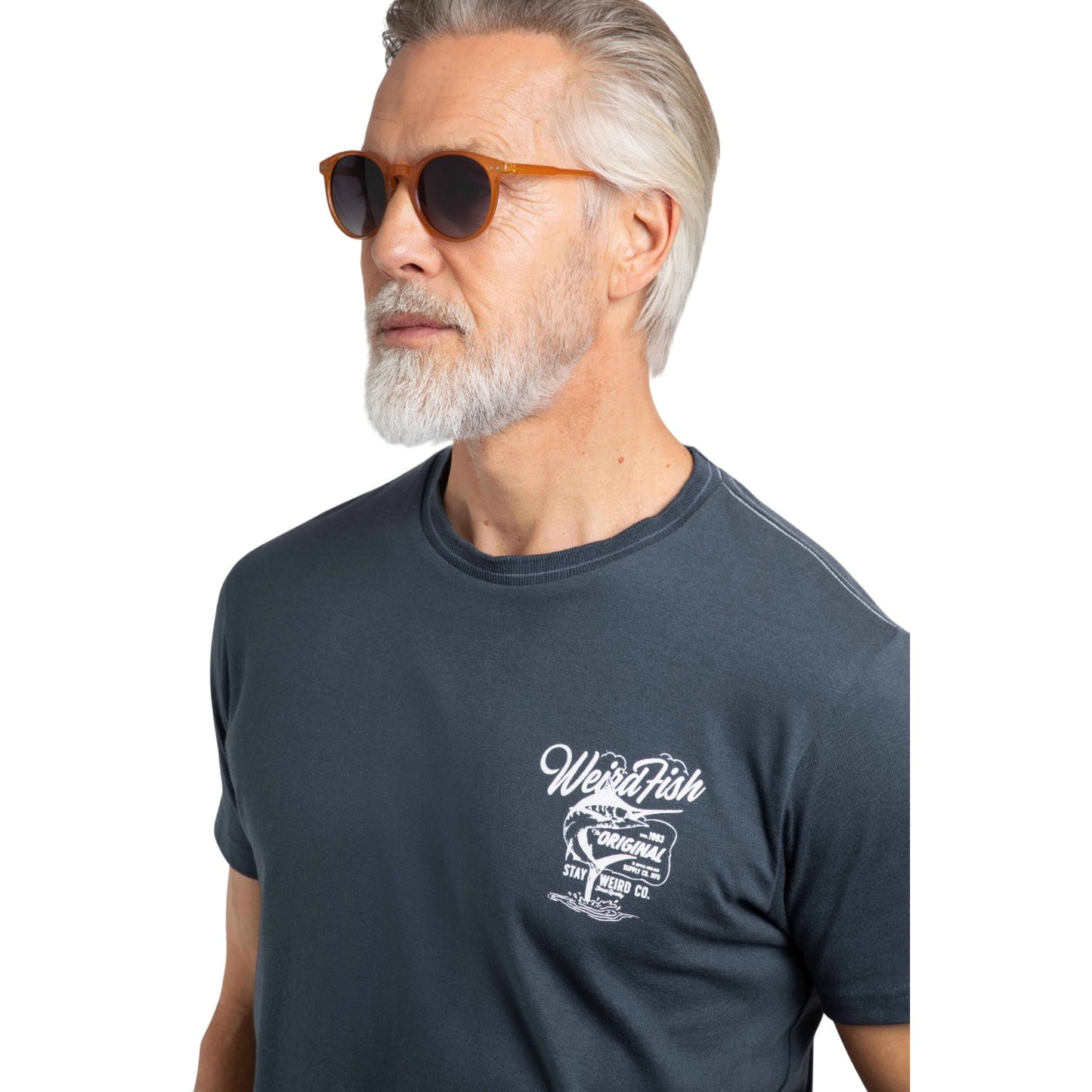 Mustard - Lifestyle - Weird Fish Unisex Adult Williams Round Sunglasses