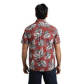 Paprika - Back - Weird Fish Mens Faraway Leaf Print Organic Cotton Shirt