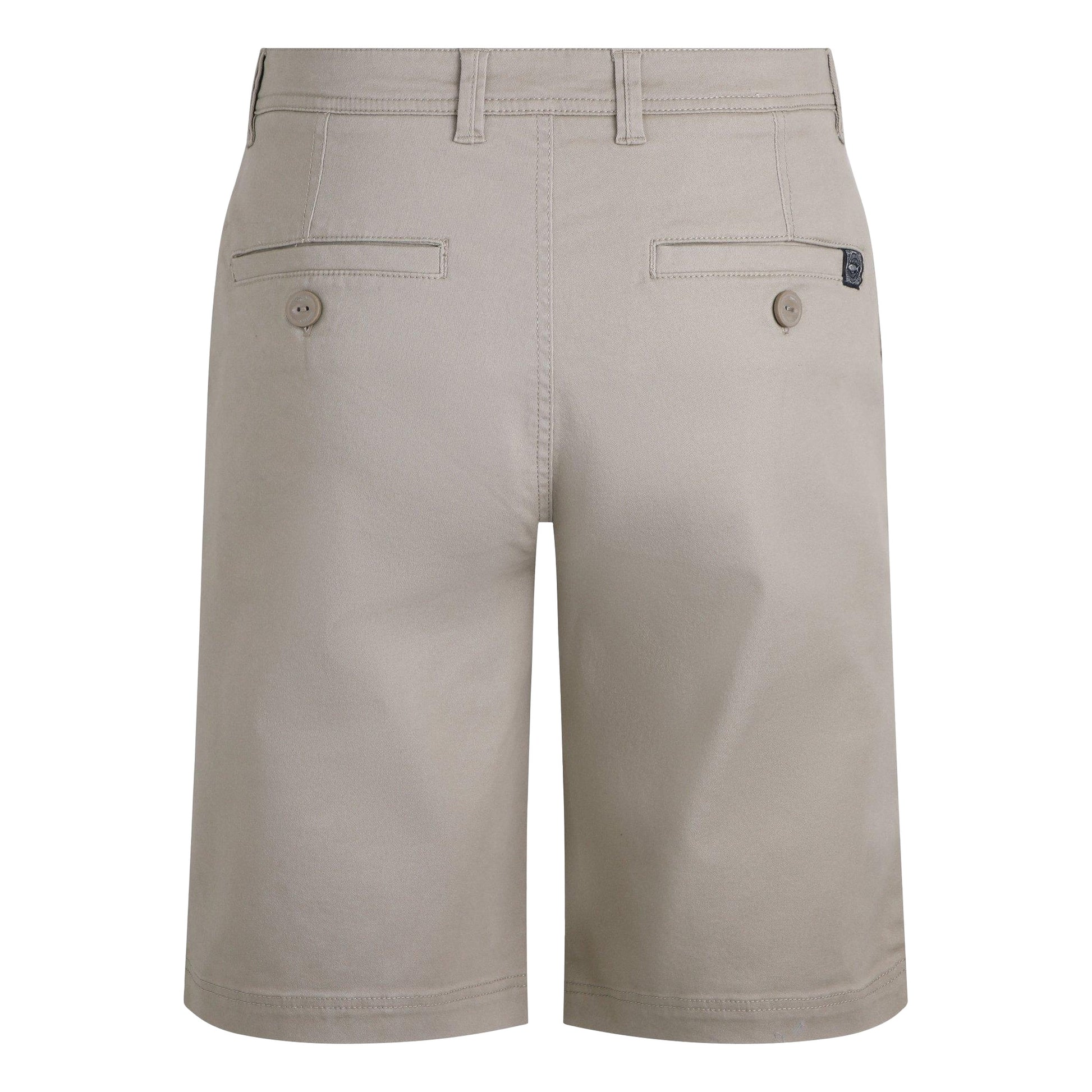 Flint Stone - Back - Weird Fish Mens Rayburn Flat Fronted Shorts