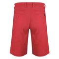 Radical Red - Back - Weird Fish Mens Rayburn Flat Fronted Shorts