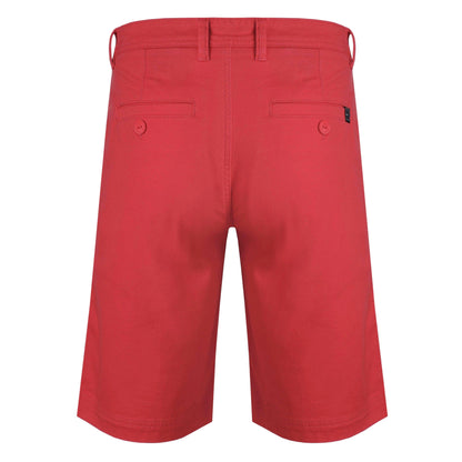 Radical Red - Back - Weird Fish Mens Rayburn Flat Fronted Shorts