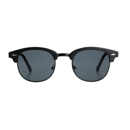 Black - Front - Weird Fish Johnson Clubmaster Sunglasses