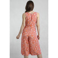 Tango Red - Lifestyle - Weird Fish Womens-Ladies Nalani Abstract Eco Liva Jumpsuit