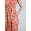 Tango Red - Close up - Weird Fish Womens-Ladies Nalani Abstract Eco Liva Jumpsuit