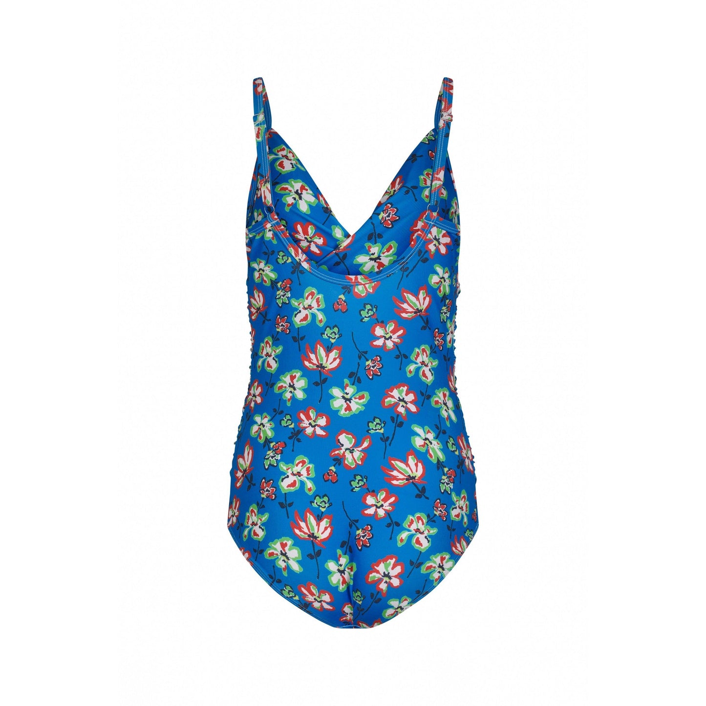 Blue - Back - Weird Fish Womens-Ladies Penelope One Piece Swimsuit