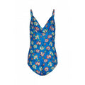 Blue - Back - Weird Fish Womens-Ladies Penelope One Piece Swimsuit